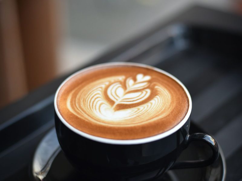 Café au Lait mit Latte-Art